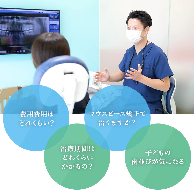 与野駅前あいびー歯科クリニックの無料矯正相談